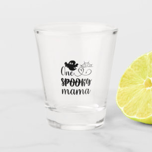 Copo De Shot Halloween One Spooky Mama Birthday
