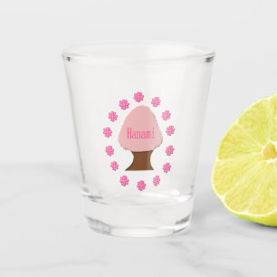 Copo De Shot Hanami - Árvore de Cereja Japonesa