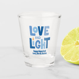 Copo De Shot Hanukkah Personalizado Amor e Vidro De Foto Leve