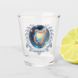 Copo De Shot Harpa Celestial dos Céus Ligados à Lua.