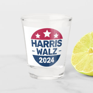 Copo De Shot Harris Walz 2024 Campanha pelo Presidente Patrióti