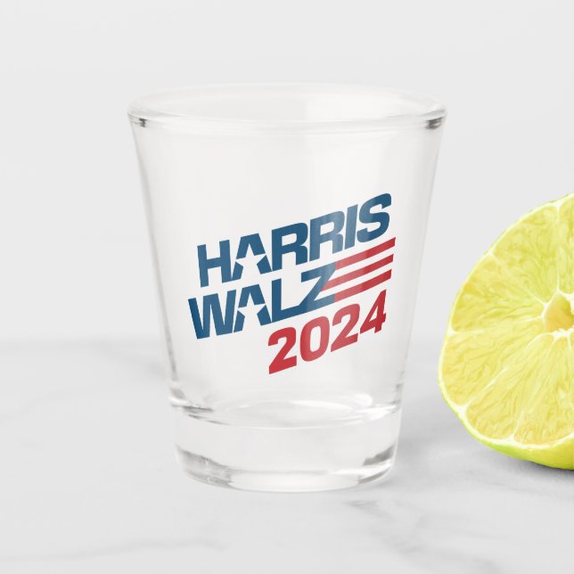 Copo De Shot Harris Walz 2024 Eleição (Frente)