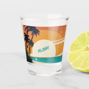 Copo De Shot Havaiano/Aloha/Tropical/praia