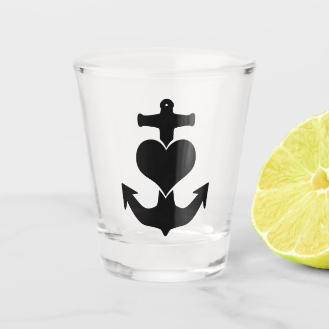 Copo De Shot HeartAnchor (Frente)