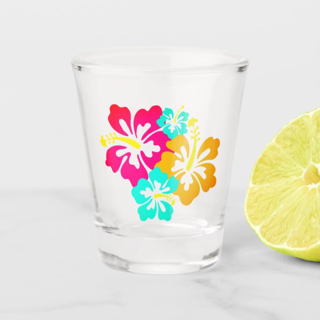 Copo De Shot Hibiscus Flower (Frente)