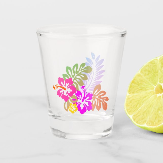 Copo De Shot Hibiscus Flower (Frente)