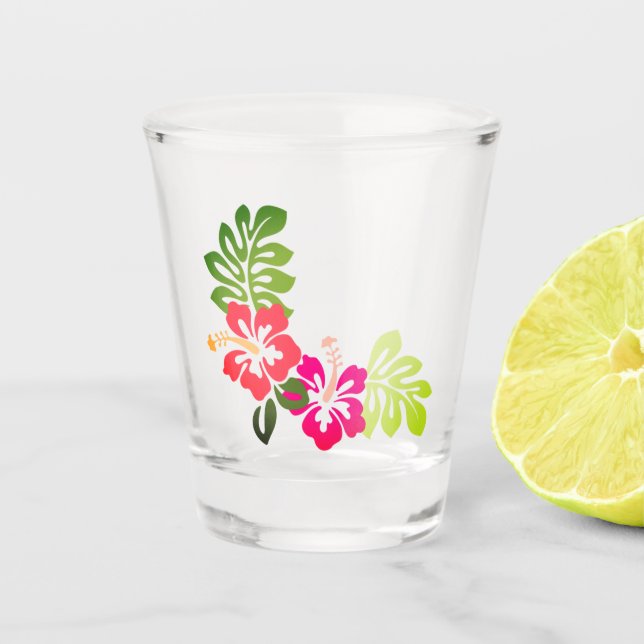 Copo De Shot Hibiscus Flower (Frente)