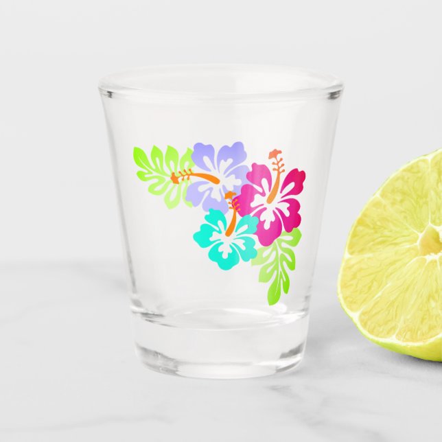 Copo De Shot Hibiscus Flower (Frente)