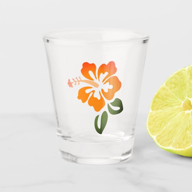 Copo De Shot Hibiscus Flower (Frente)