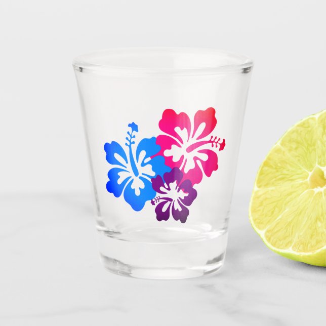 Copo De Shot Hibiscus Flower (Frente)