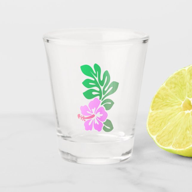 Copo De Shot Hibiscus Flower (Frente)