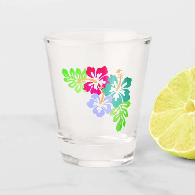 Copo De Shot Hibiscus Flower (Frente)