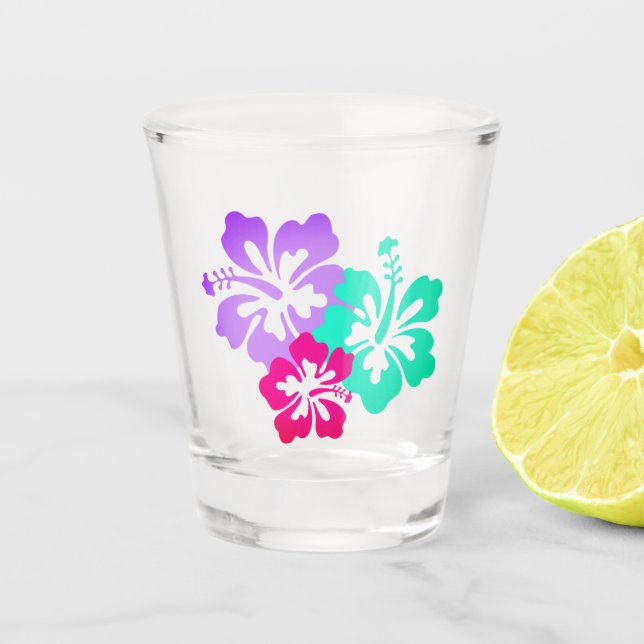 Copo De Shot Hibiscus Flower (Frente)