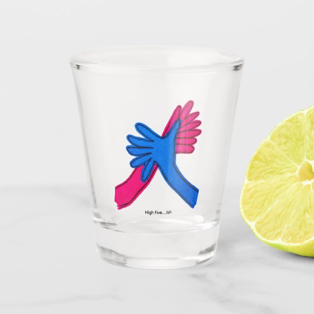 Copo De Shot High Five...Ish shot glass (Frente)