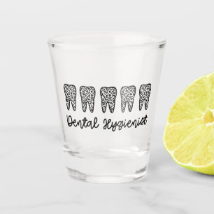 Copo De Shot Higienista dentária RDH Dentista Dente Dentes-l