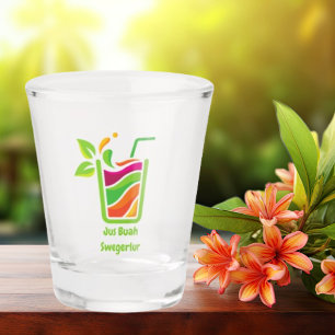 Copo De Shot Hijau Warna-Warni Jus Buah Shot Glass