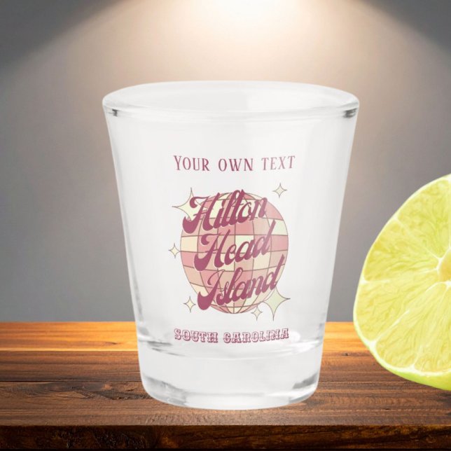 Copo De Shot Hilton Head Island Carolina do Sul (Criador carregado)