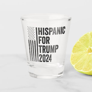 Copo De Shot Hispânico Para Trump 2024 Bandeira Patriótica Amer