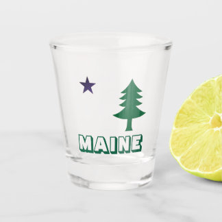 Copo De Shot Historic Pine Tree Flag of Maine (1901–1909)