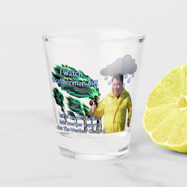 Copo De Shot Homem do Tempo Bill (Frente)