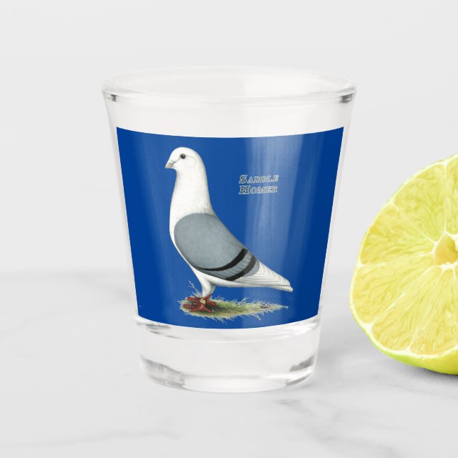 Copo De Shot Homer Blue Saddle (Frente)