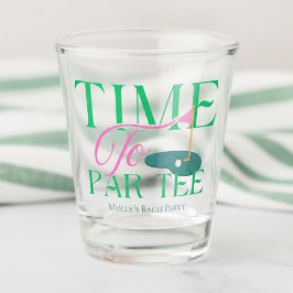 Copo De Shot Hora do Par-Tee - Bachelorette de Golfe Divertido