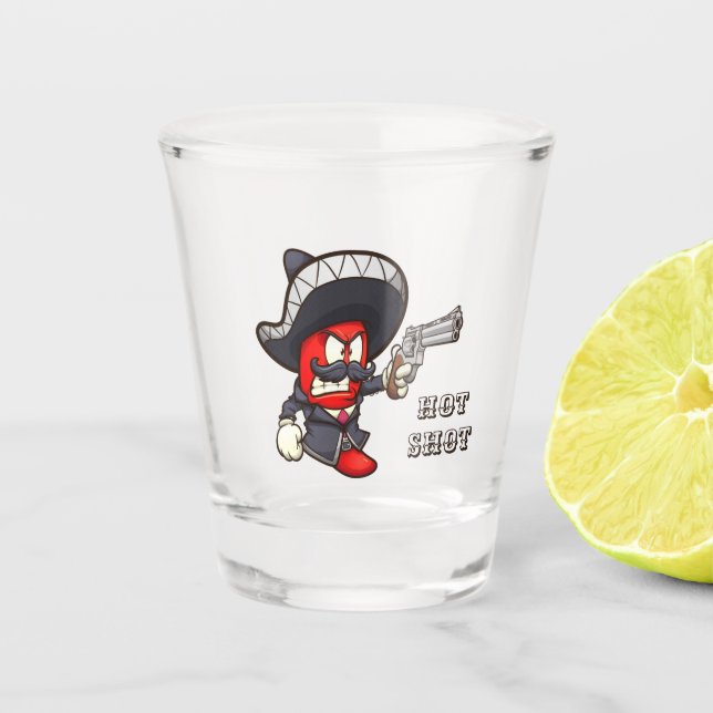 Copo De Shot Hot Chili Shot (Editar) (Frente)