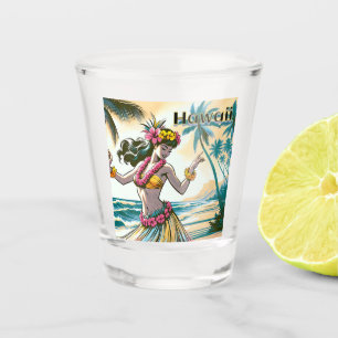 Copo De Shot Hula Dancer no Havaí