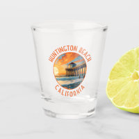 Huntington Beach California Viagem Art Vintage