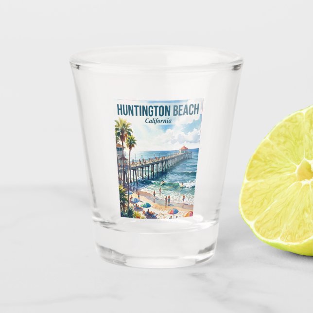 Copo De Shot Huntington Beach EUA (Frente)