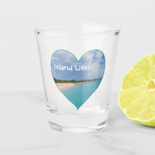 Copo De Shot I Heart Island