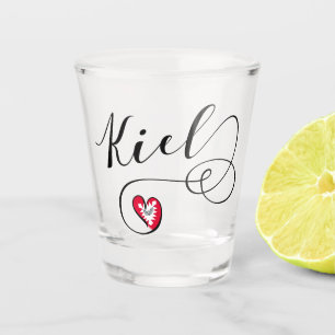 Copo De Shot I Heart Kiel, Alemanha