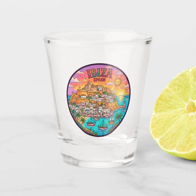 Copo De Shot Ibiza Espanha (Frente)