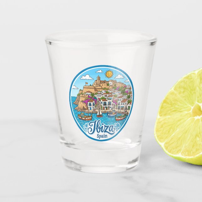 Copo De Shot Ibiza Espanha (Frente)