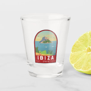 Copo De Shot Ibiza Espanha Vintage Art