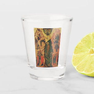 Copo De Shot Ícone Batismo do Cristo de Jesus Bizantino