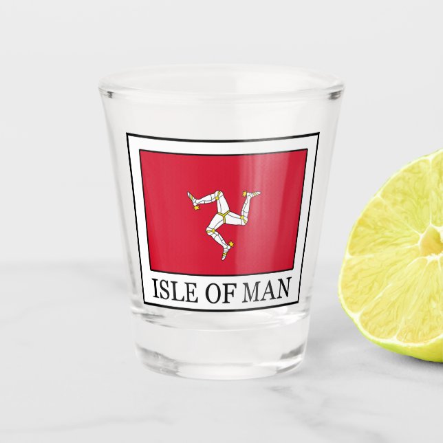 Copo De Shot Ilha de Man (Frente)