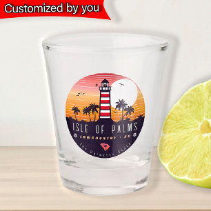 Copo De Shot Ilha do Farol de Palmas SC Retro Souvenirs