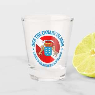 Copo De Shot Ilhas Canárias do mergulho (rd)