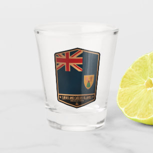 Copo De Shot Ilhas Turks e Caicos