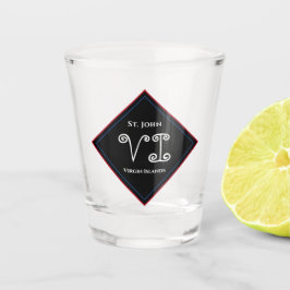 Copo De Shot Ilhas Virgens USVI Rua John Personalize