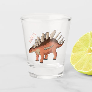 Copo De Shot Ilustração de desenho animado de Kentrosaurus
