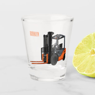 Copo De Shot Ilustração de desenho animado do empilhador
