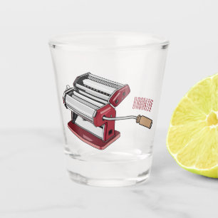 Copo De Shot Ilustração de desenho do fabricante de massas