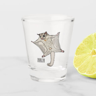 Copo De Shot Ilustração de desenho em forma de planador de açúc