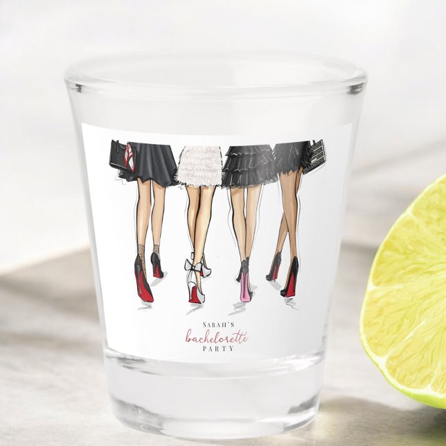 Copo De Shot Ilustração de Moda de Despedida de Solteira na Cid (Criador carregado)