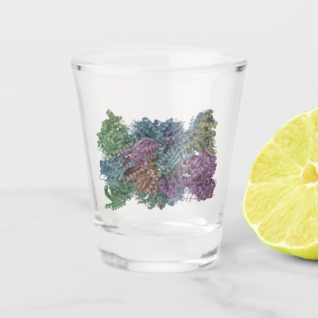 Copo De Shot ilustração de molécula (Frente)