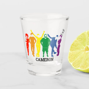 Copo De Shot Ilustração de Orgulho gay Parade Personalizada