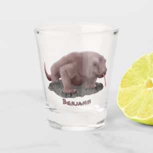 Copo De Shot Ilustração do dragão Komodo
