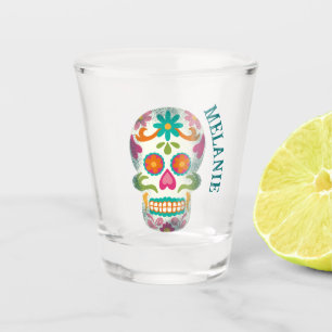 Copo De Shot Ilustração personalizada das cascas de açúcar